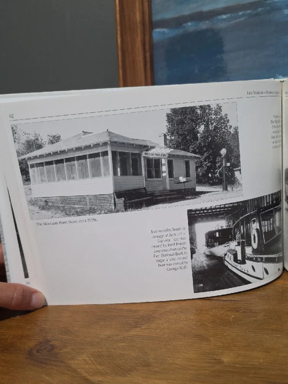 Lake Vermilion Picturing a Bygone Era Coffee Table Book - Black & White